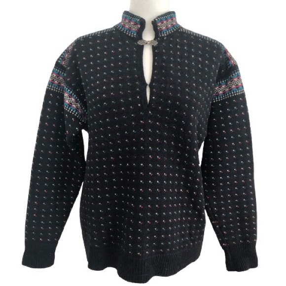 ⭐️Stowe Woolens⭐️Women's Sweaters 100% Pure Wool Handmade Vermont Alpine Design - Picture 2 of 15